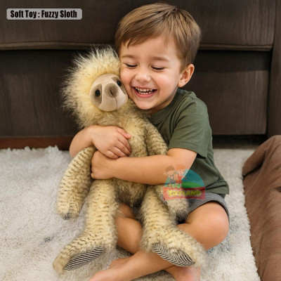 Soft Toy : Fuzzy Sloth